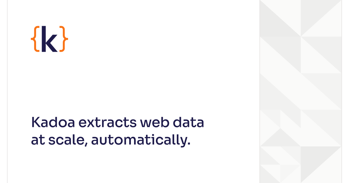 Kadoa · AI Web Scraper